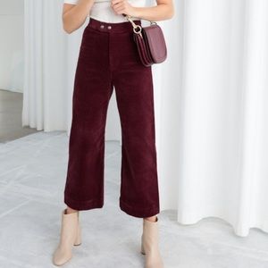 & other stories corduroy pants size 0